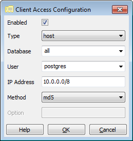 Client Access Configuration